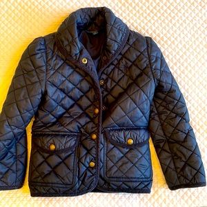 Navy blue quilted Ralph Lauren jacket